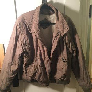 Vintage 1980s Members Only Lined Sherpa Jacket